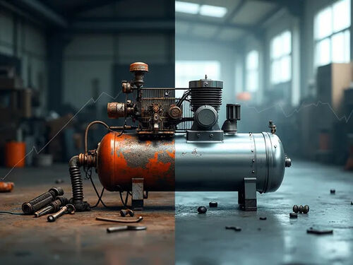 najnowszy blog firmy o Datadriven Przewodnik: Naprawa lub Wymiana Sprężarek Powietrza